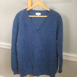 L’envers Barbara Sweater Blue Size Large brand new